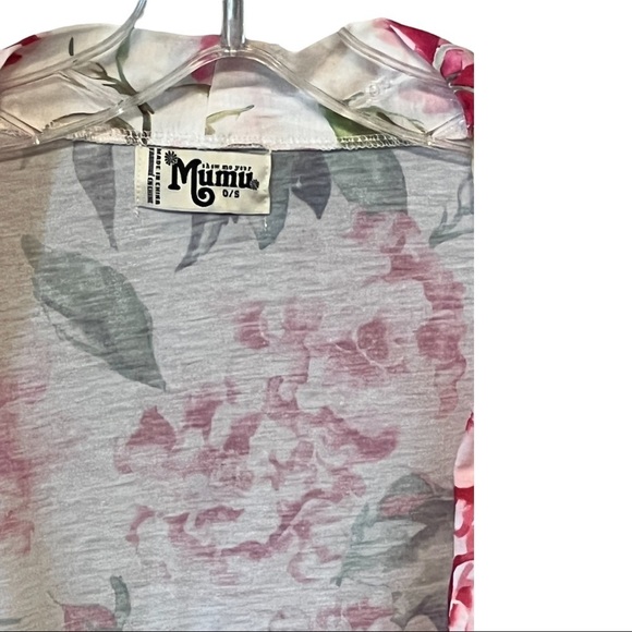 Show Me your MuMu Brie Garden Of Blooms Floral Kimono Robe w/Detachable Sash - Picture 10 of 10